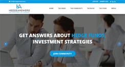 Desktop Screenshot of hedgeanswers.com